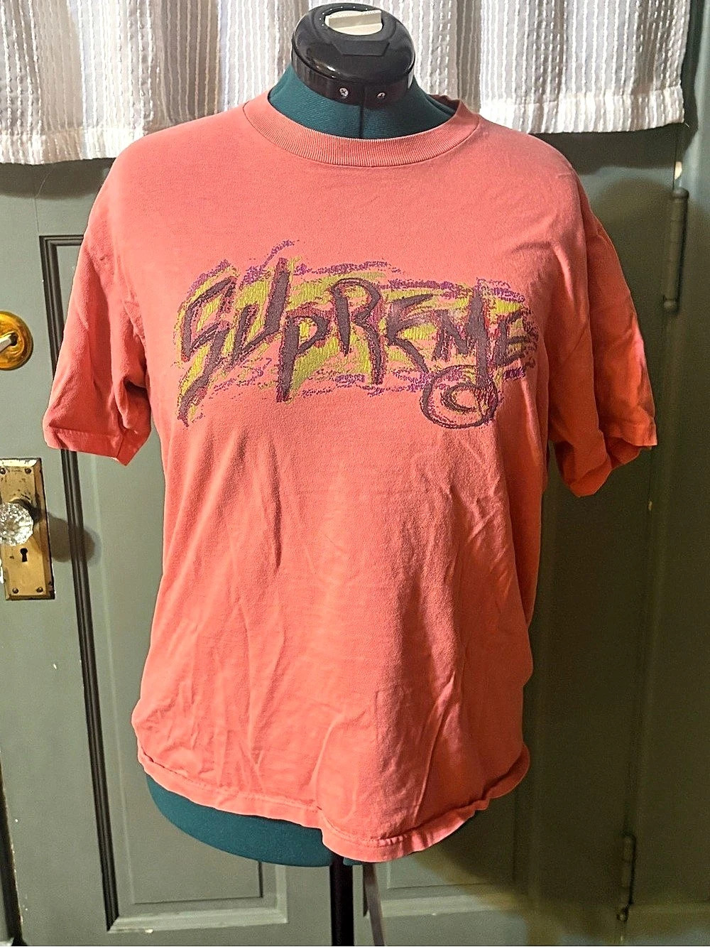 Mens Supreme Graffiti Design Tee - Medium